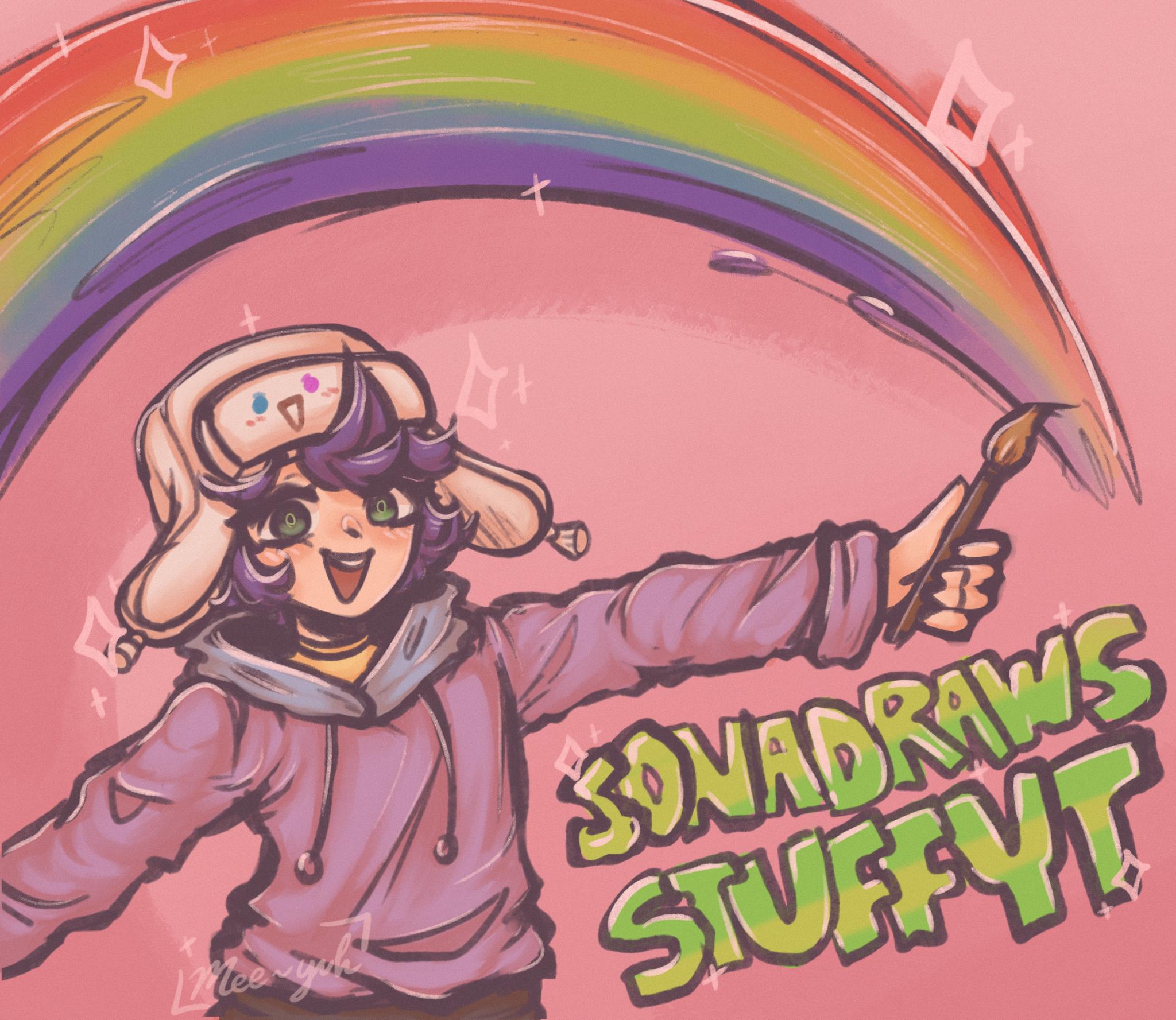 Discovery splash banner for 🎨Sona's Art Space Discord server