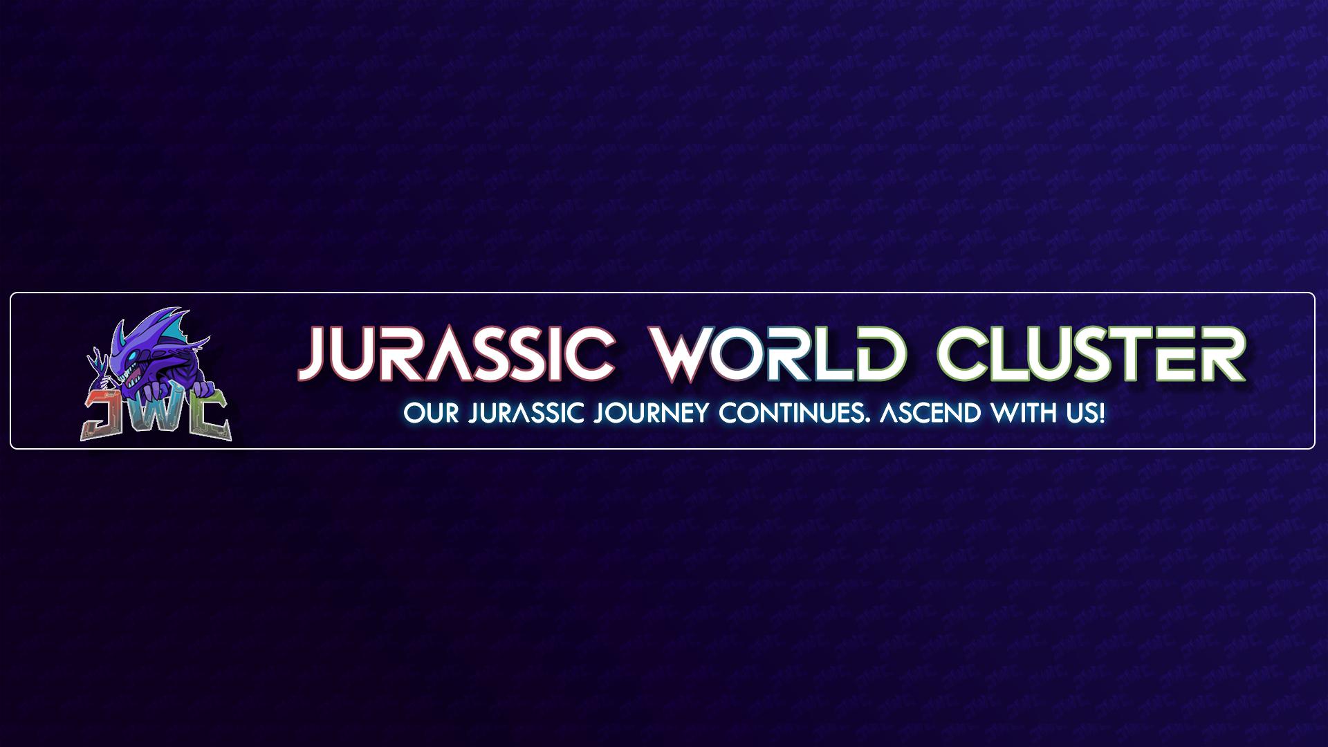 Discovery splash banner for 🦕┃Jurassic World Cluster Discord server