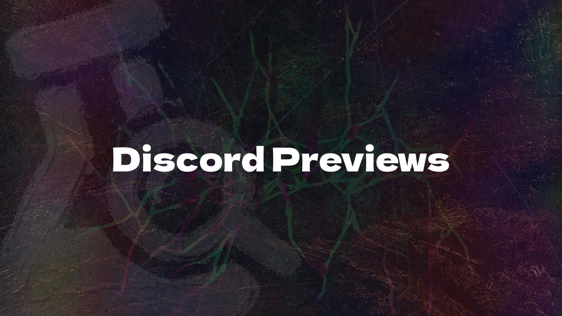 Discovery splash banner for Discord Previews Discord server