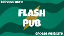 Discovery splash banner for ⚡ • Flash Pub Discord server
