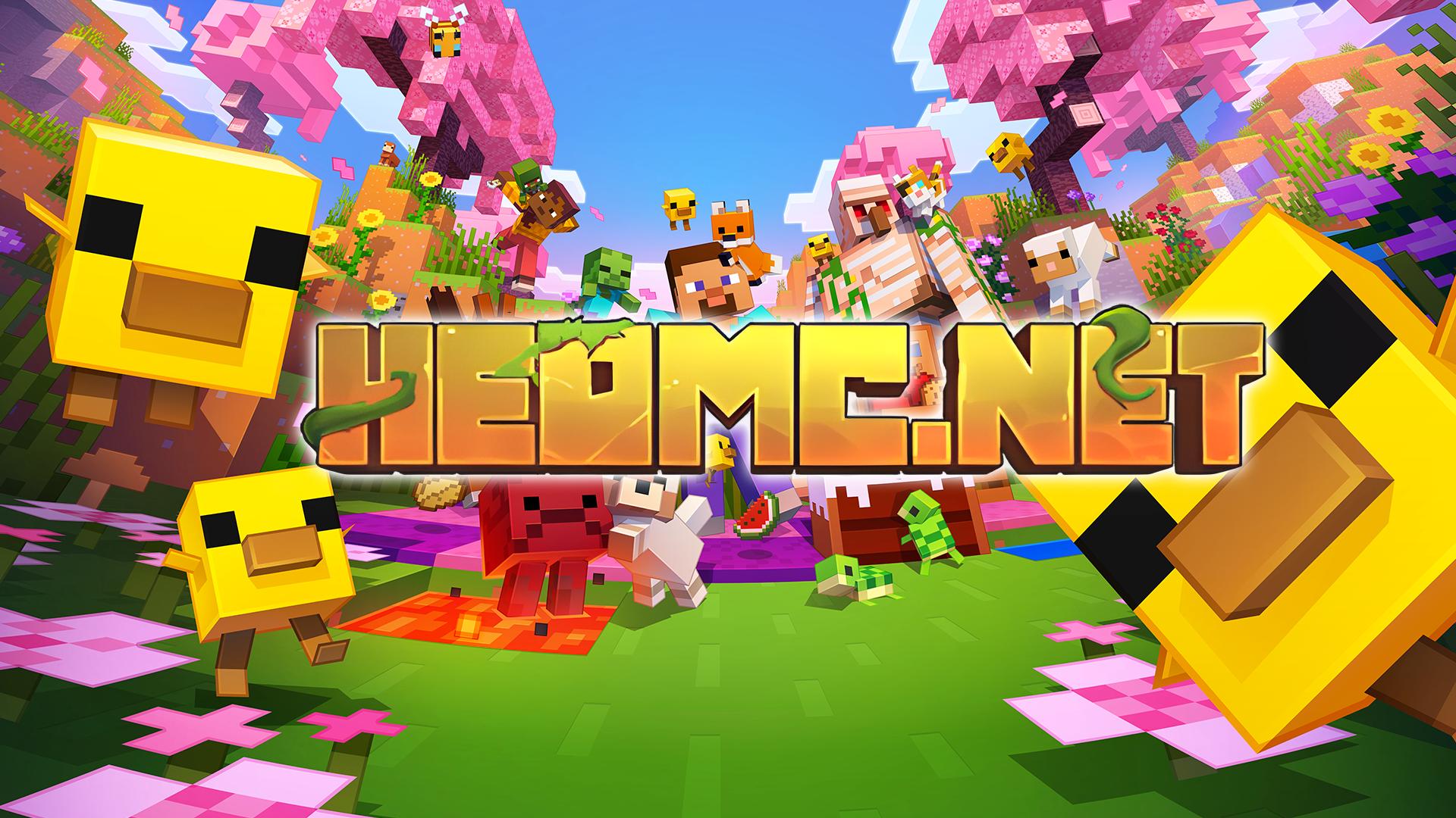 Discovery splash banner for heomc.net Discord server