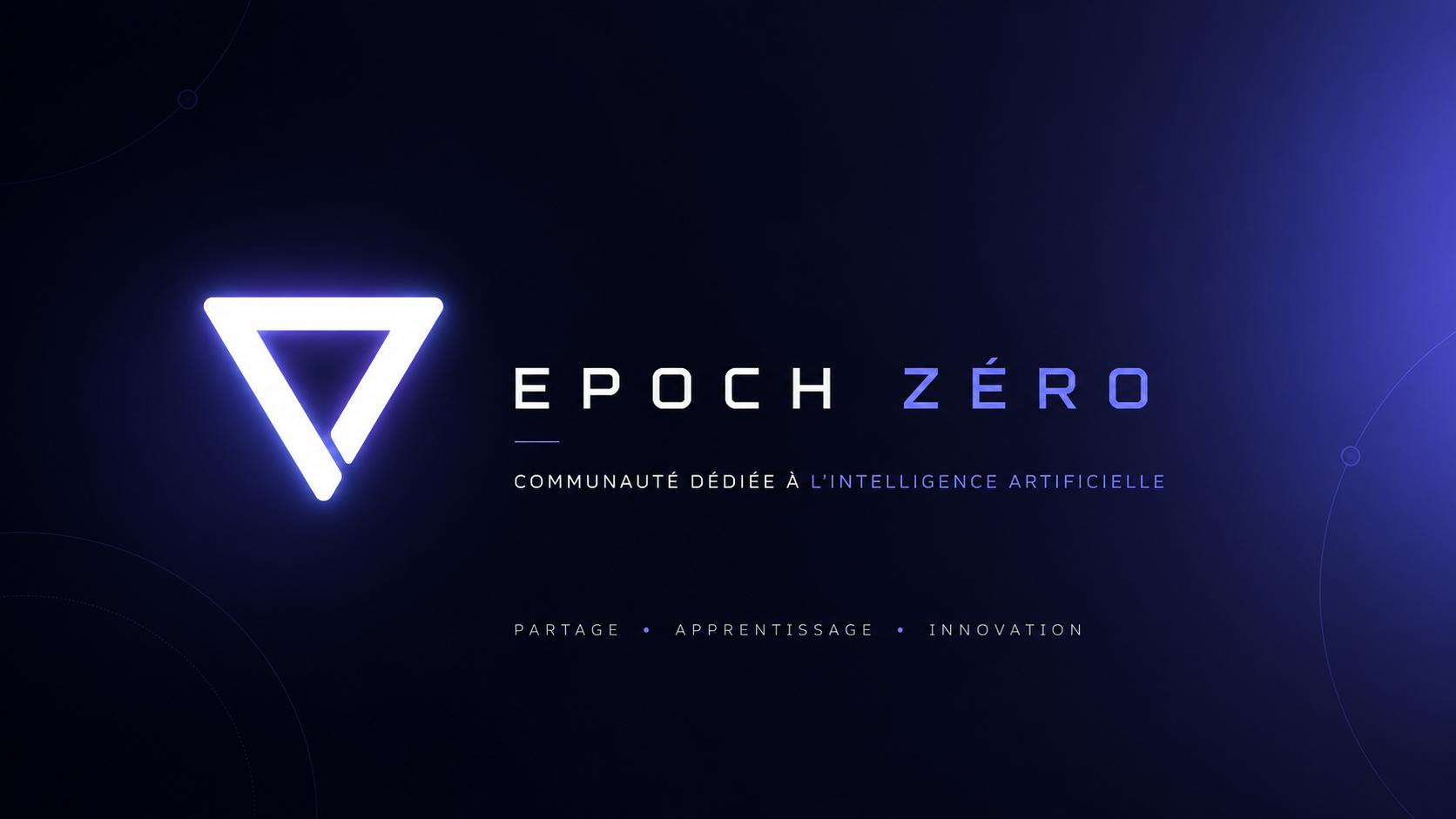 Discovery splash banner for Epoch Zéro Discord server