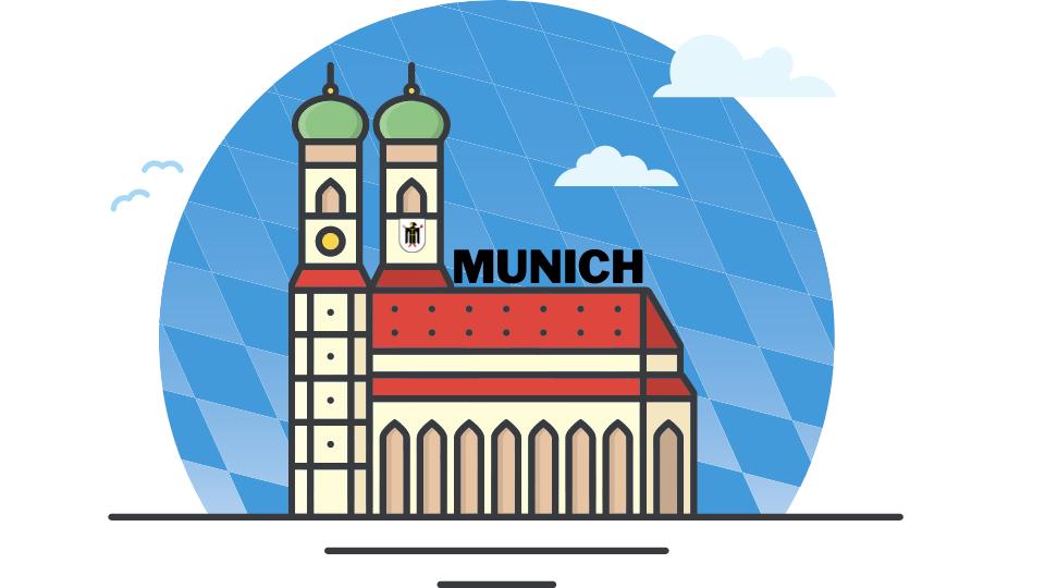 Discovery splash banner for München Discord server