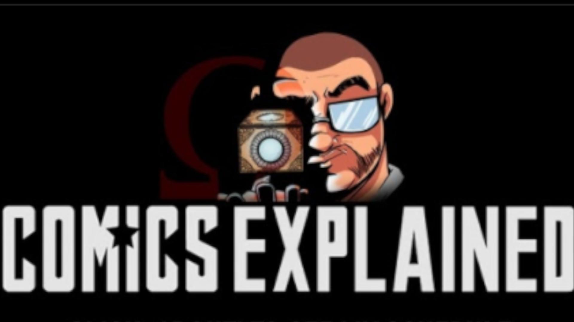 Discovery splash banner for Comics Explained Discord server