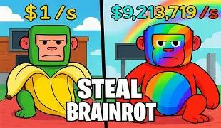 Discovery splash banner for STEAL A BRAINROT - FR Discord server