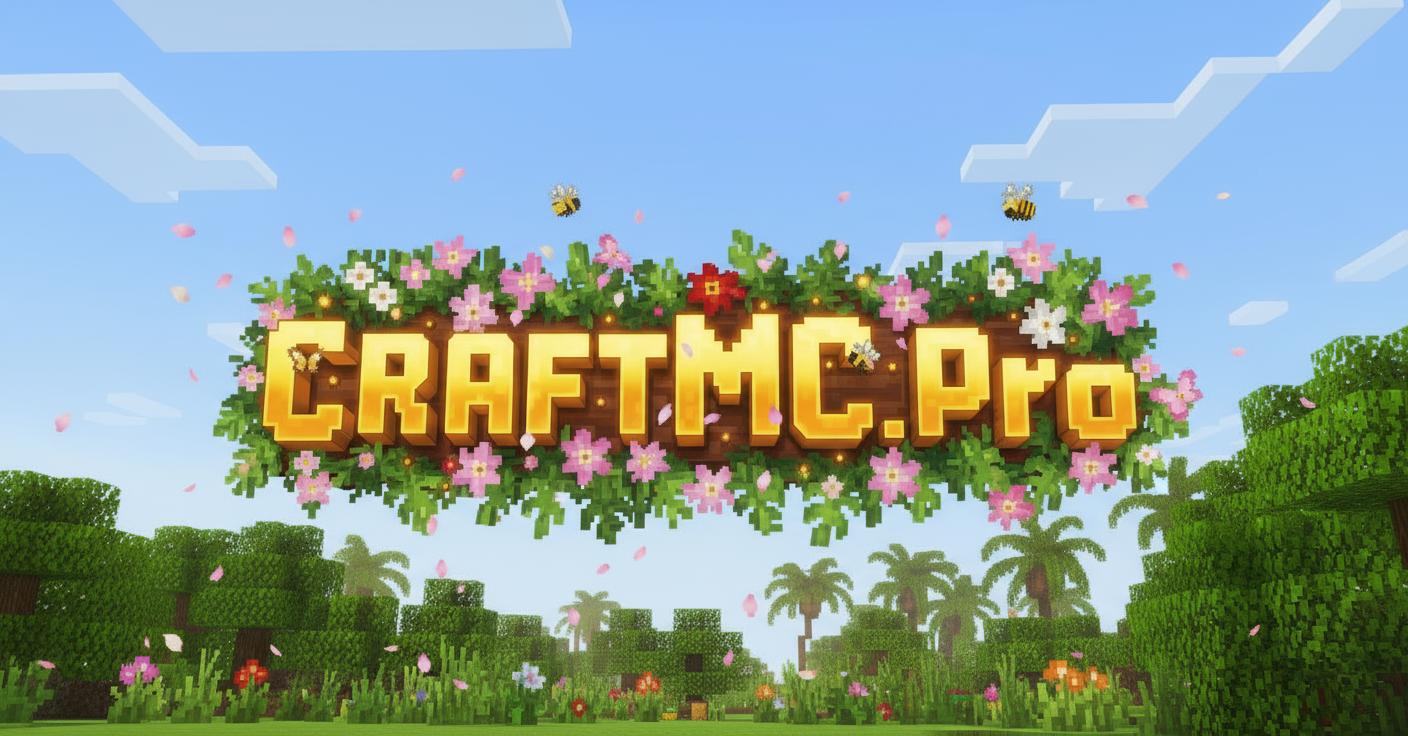 Discovery splash banner for ❤ CraftMC.Pro | ➥ mc.craftmc.pro ❤ Discord server