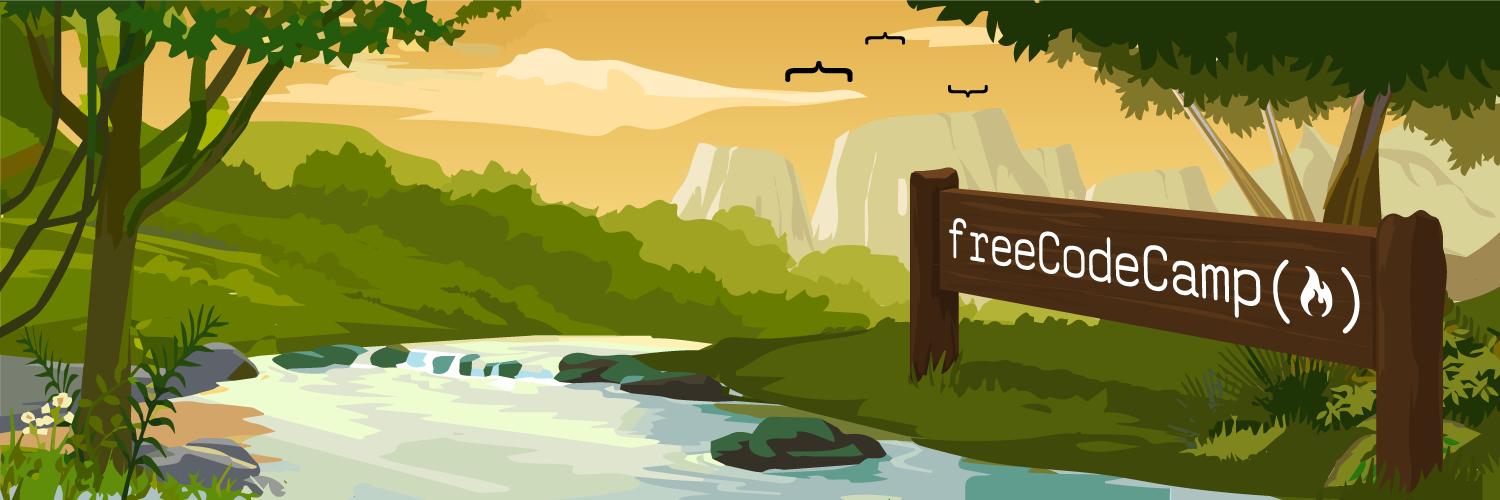 Discovery splash banner for freeCodeCamp Discord server