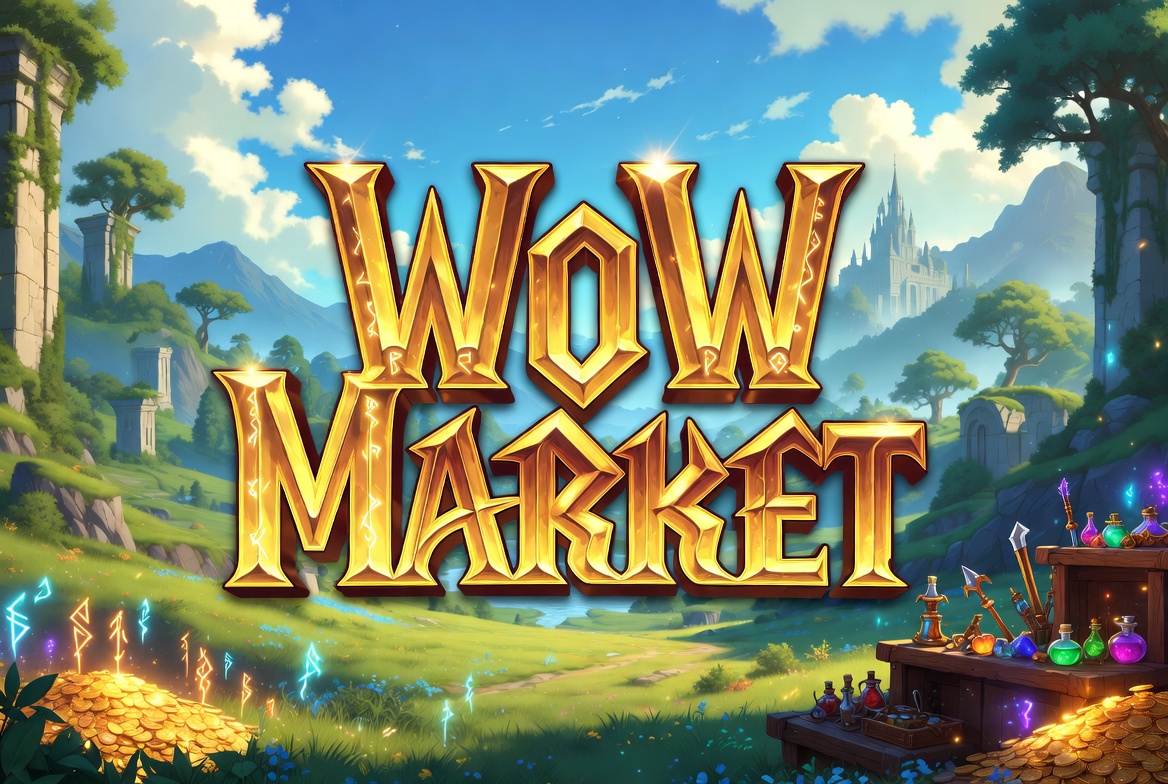 Discovery splash banner for WoW Market - Buy & Sell WoW Gold Discord server