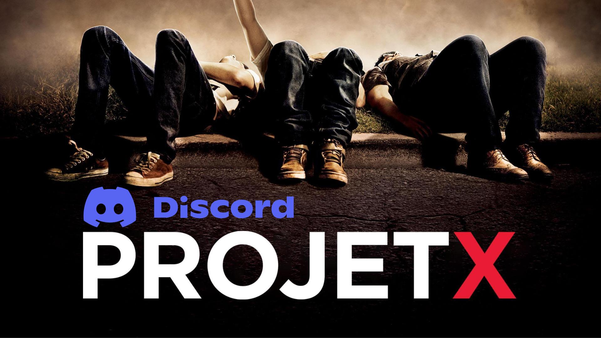 Discovery splash banner for Project X Discord server