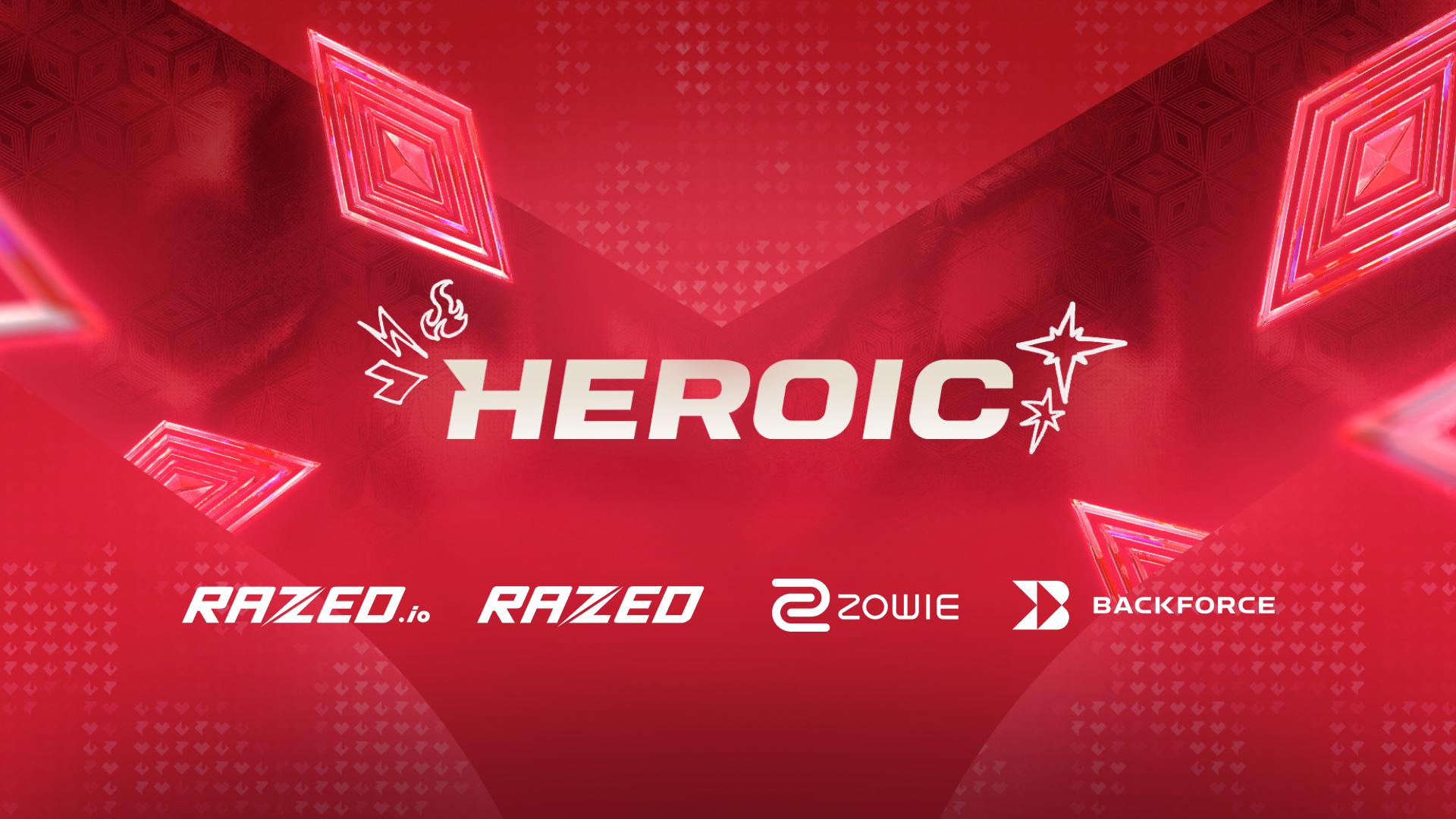 Discovery splash banner for HEROIC Discord server