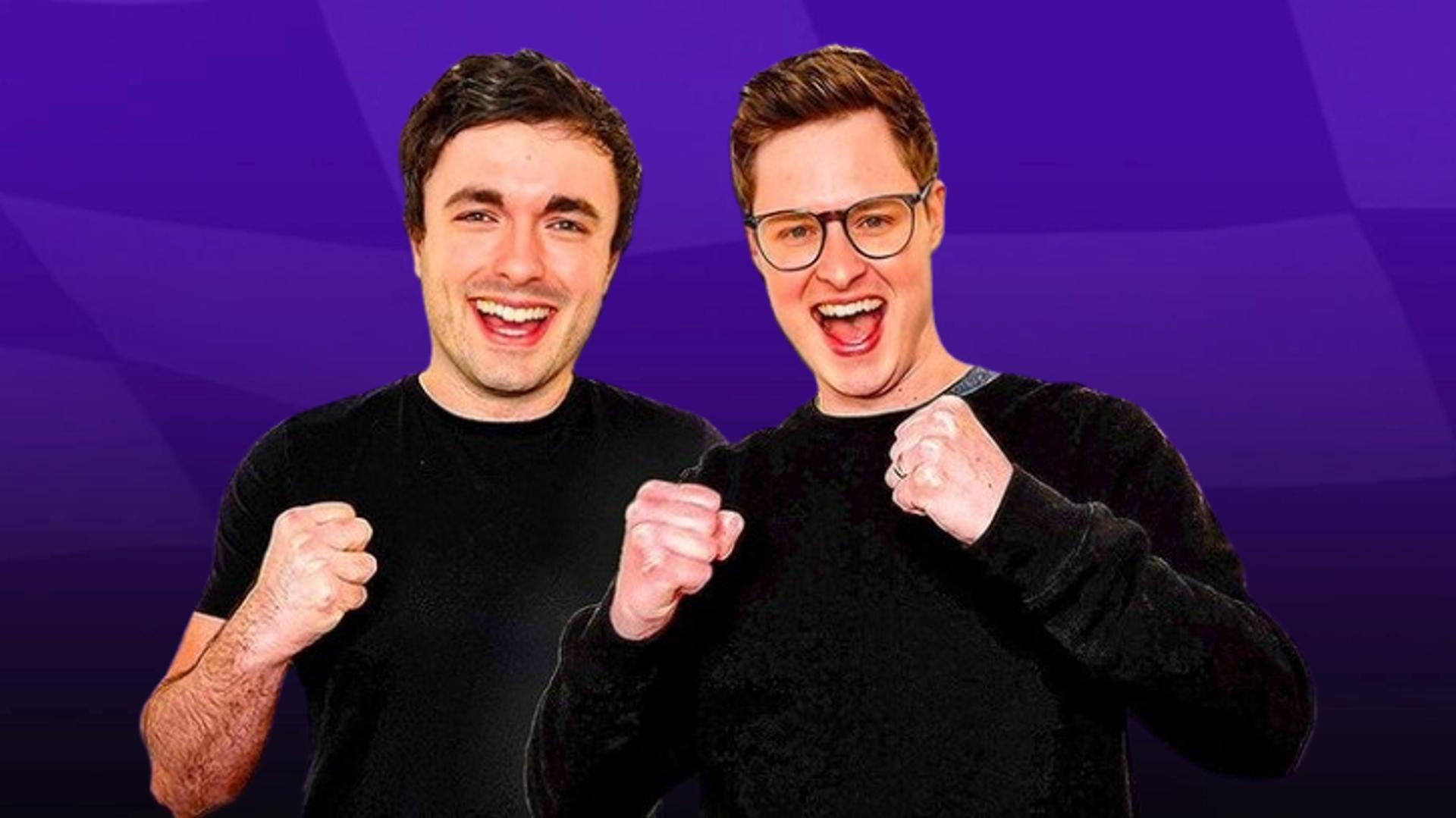 Discovery splash banner for P1 with Matt and Tommy Discord server