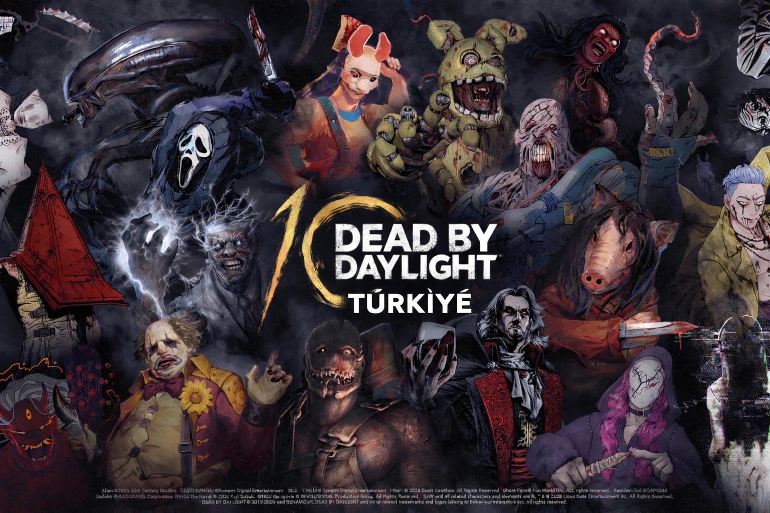 Discovery splash banner for Dead by Daylight Türkiye Discord server
