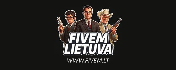 Discovery splash banner for FiveM Lietuva - Oficiali FiveM bendruomenė Discord server