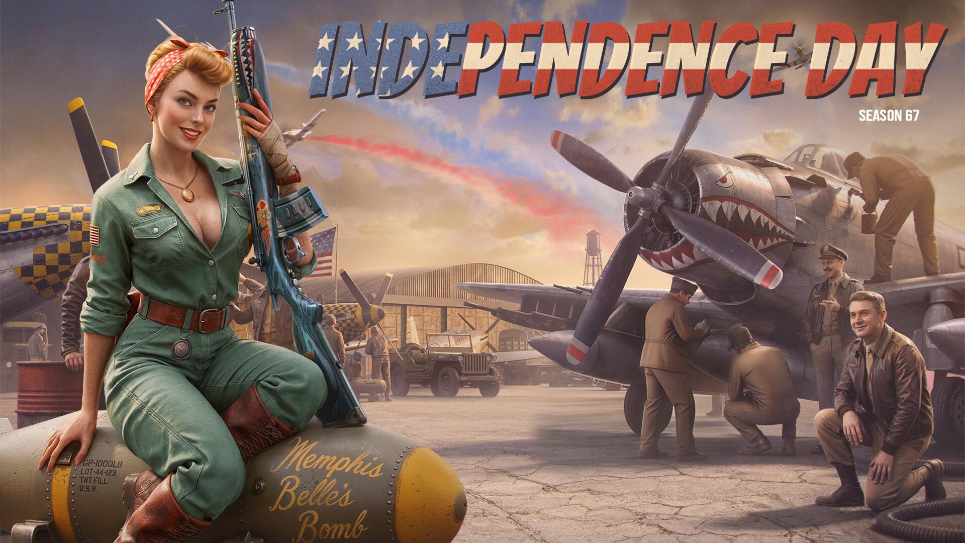 Discovery splash banner for World War Heroes Official Discord server