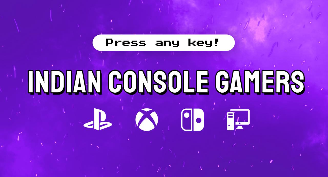 Discovery splash banner for Indian Console Gamers Discord server