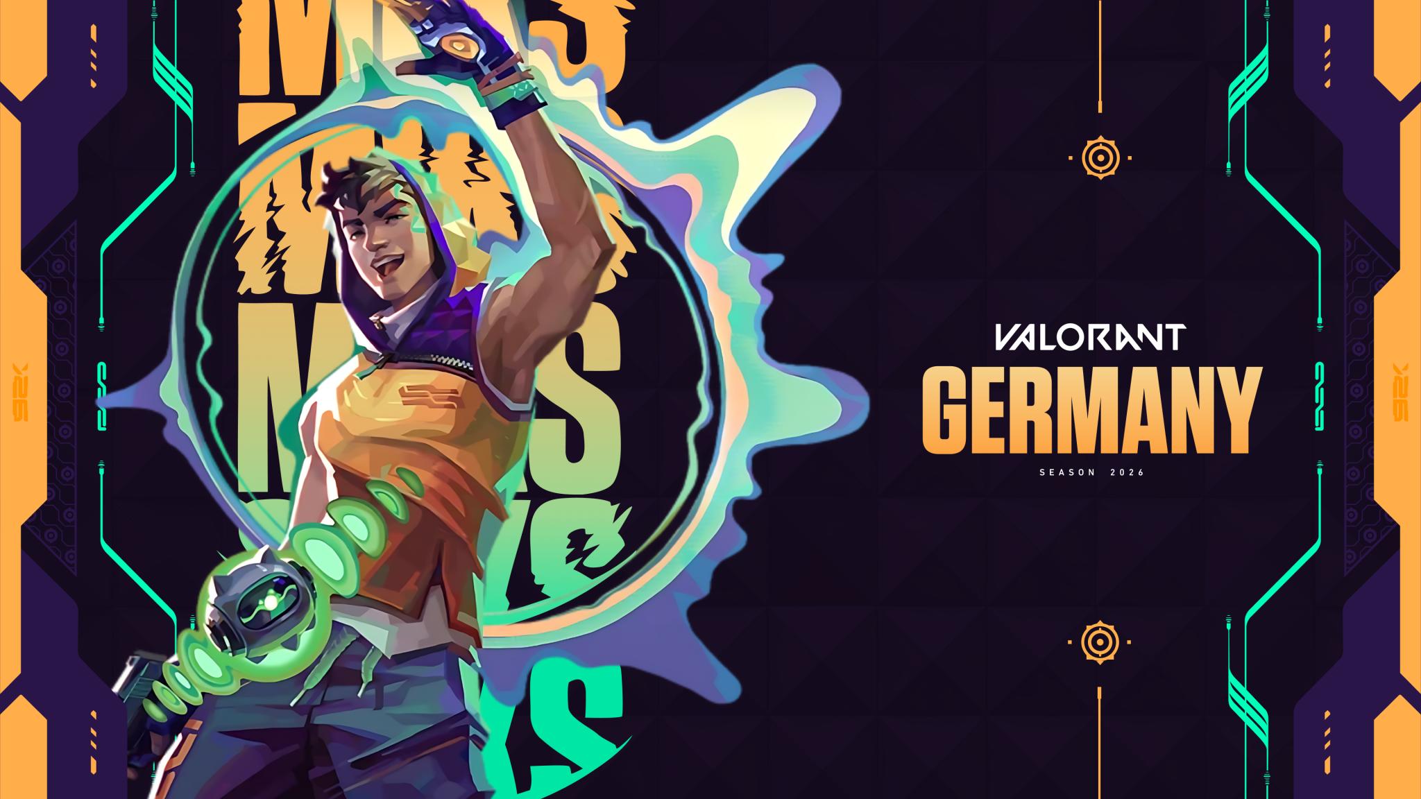 Discovery splash banner for VALORANT Germany Discord server