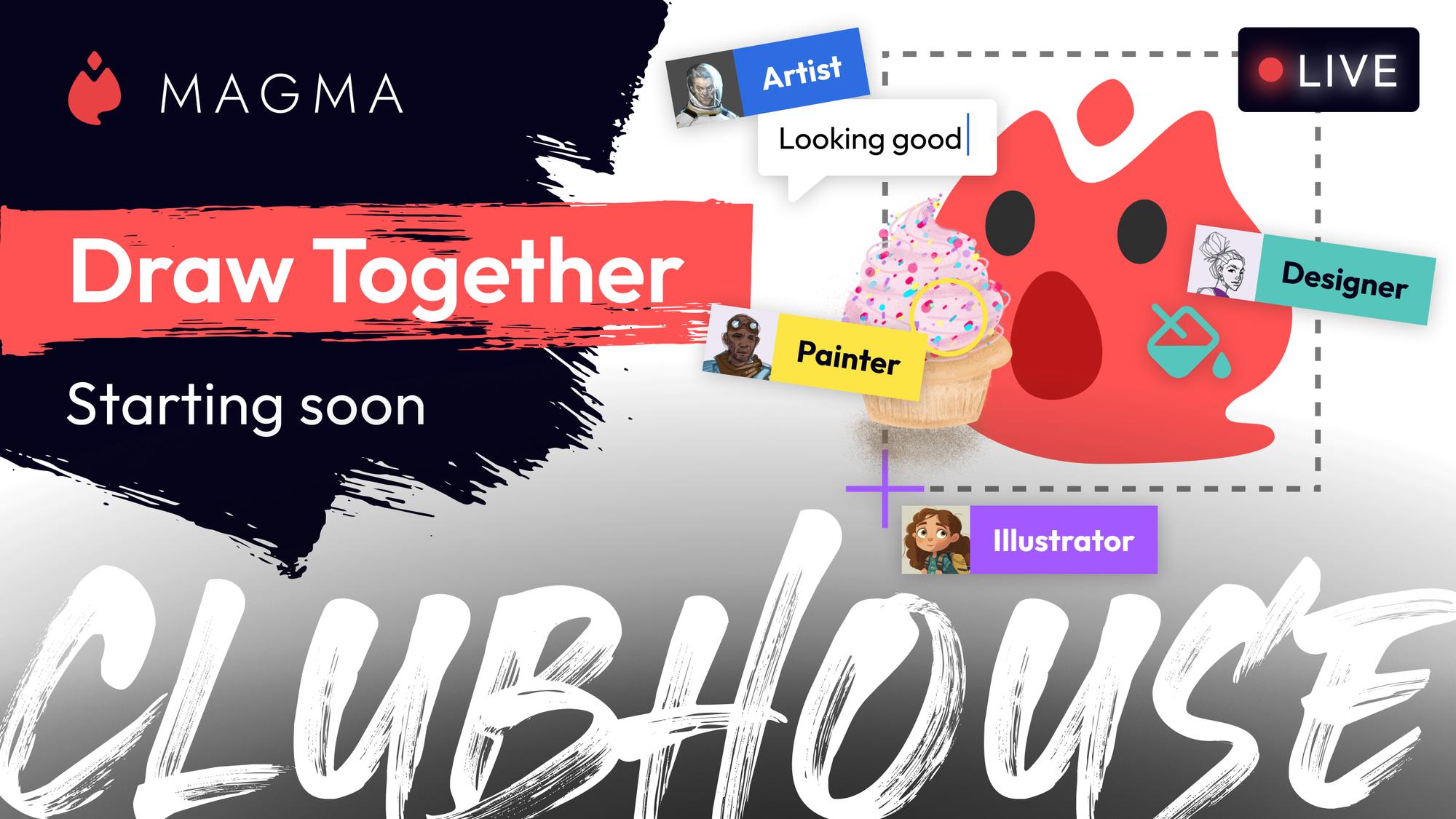 Discovery splash banner for Magma Discord server