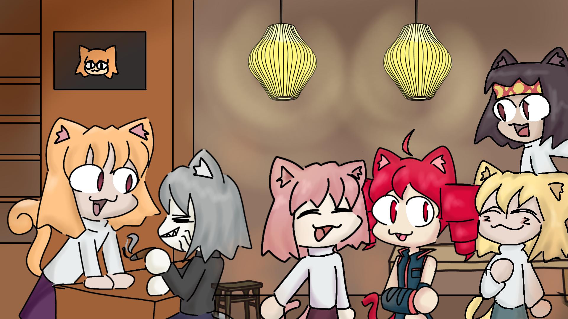 Discovery splash banner for Puppet's Neco Cult Discord server