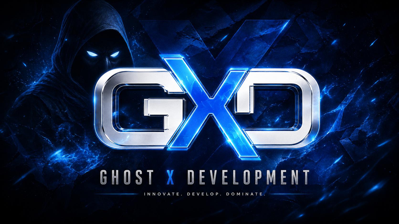 Discovery splash banner for Ghost X Development Discord server
