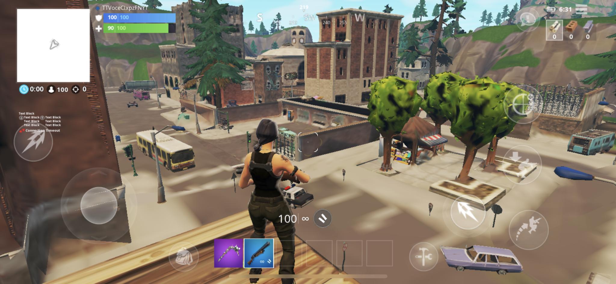 Discovery splash banner for Old Fortnite on Mobile Discord server
