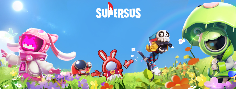 Discovery splash banner for Super Sus Indonesia Discord server