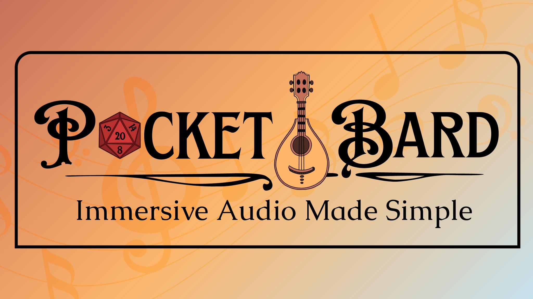 Discovery splash banner for Pocket Bard Discord server