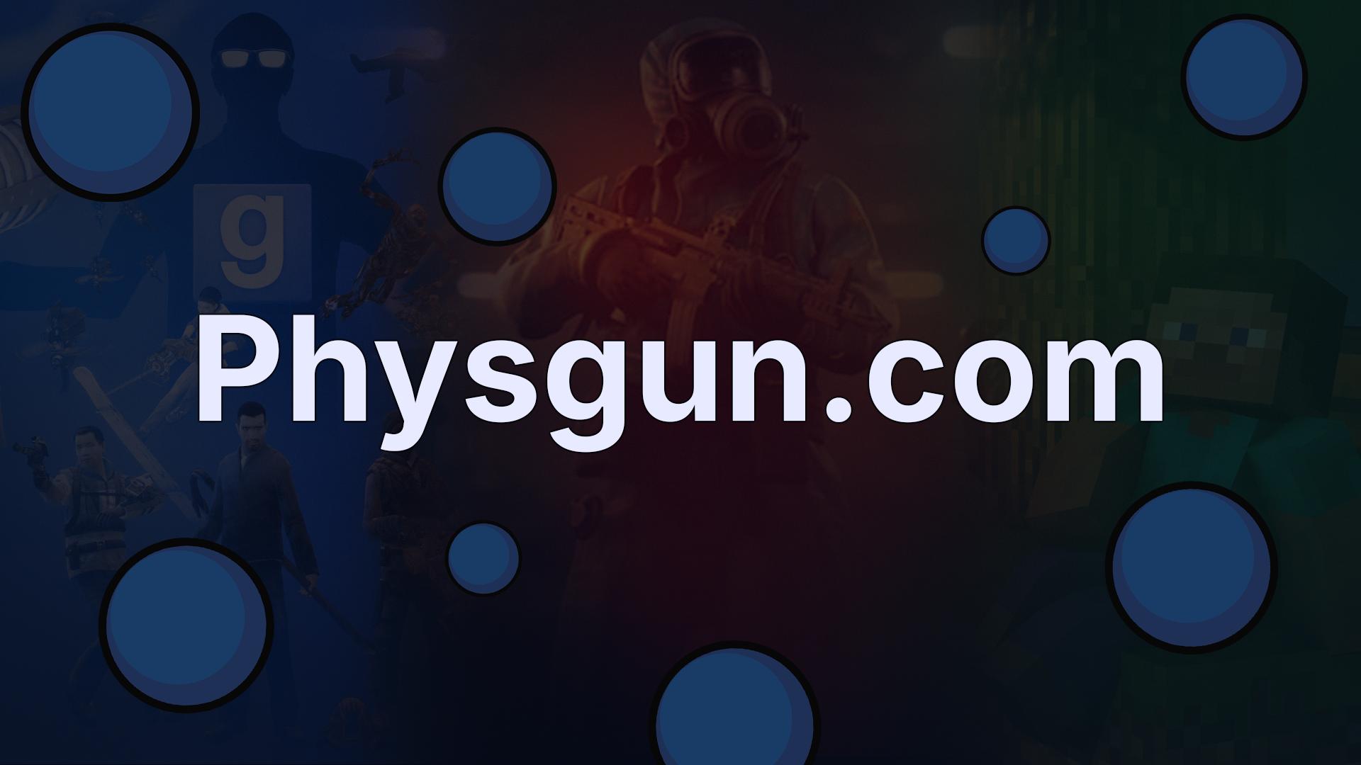 Discovery splash banner for Physgun Discord server