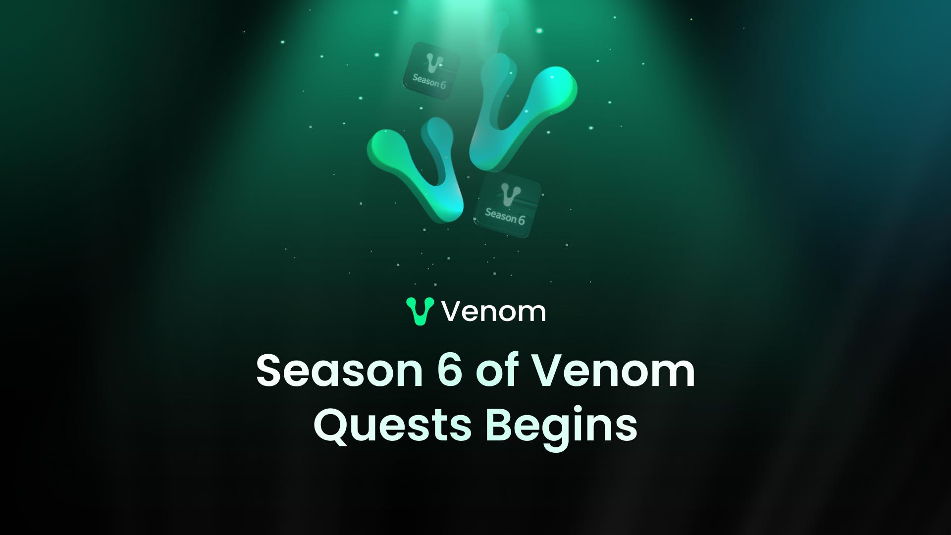 Discovery splash banner for Venom Foundation (11M $VENOM Quests Live) Discord server